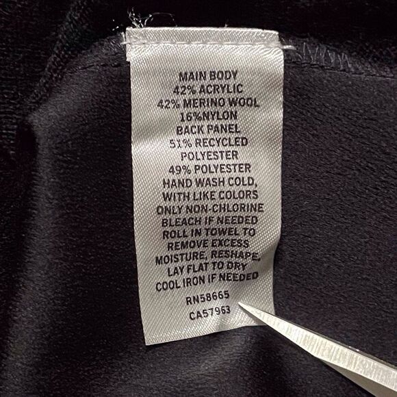 NWT Nordstrom Merino Wool Blend Shift Sweater Dress Size XL Black Long Sleeve - Picture 11 of 15